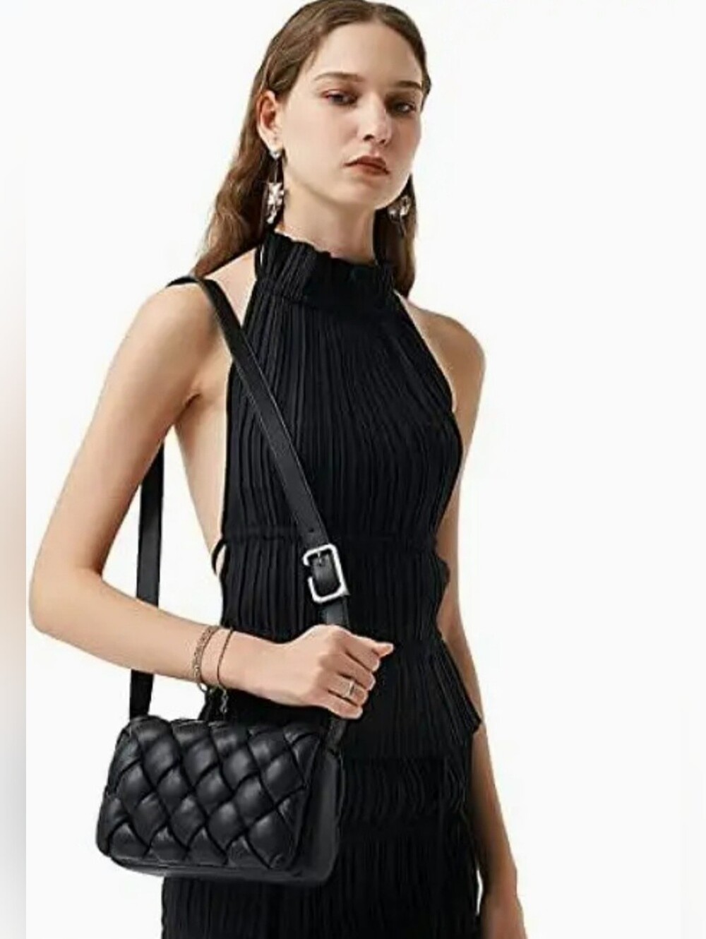 Sondra Roberts woven crossbody bags,Bottega Veneta Padded Cassette Bag style